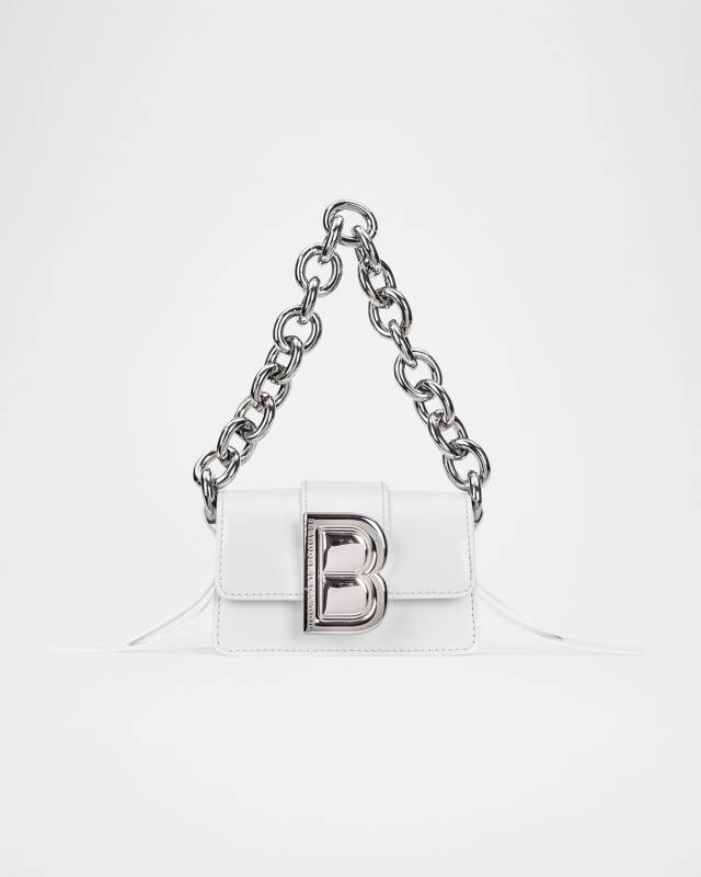 Micro Nia Leather Clutch Bag